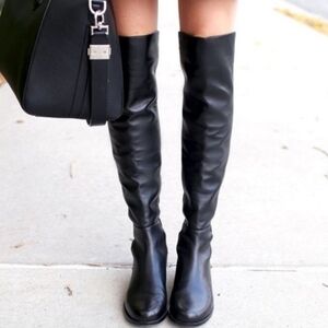 Stuart Weitzman Black Over the Knee Boots